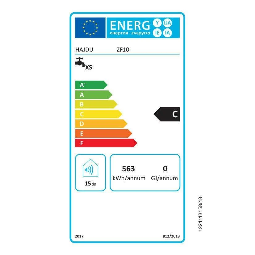 Hajdu ZF10 elektromos vízmelegítő, felső elhelyezésű (2111211811)