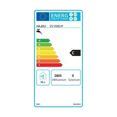 Hajdu ZV150 ErP elektromos vízmelegítő 150 literes, vízszintes (2112111221)