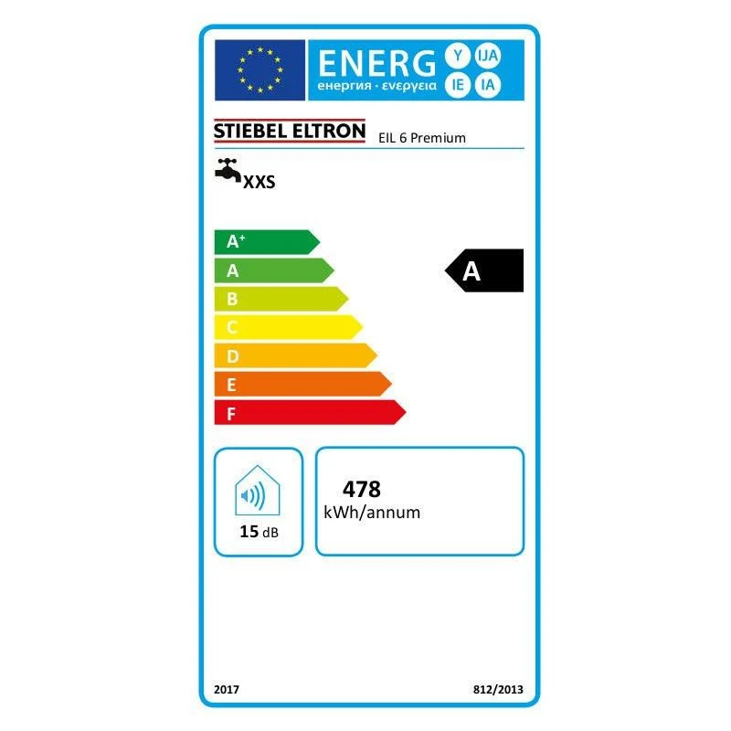 Stiebel Eltron EIL 6 Premium elektronikus szabályozású átfolyós mini vízmelegítő (200136)