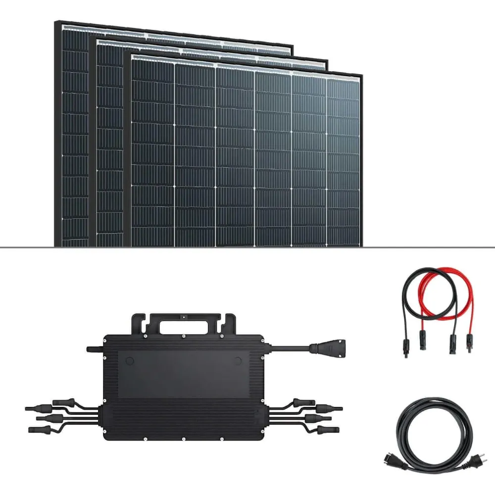 Erkélyes erőmű készlet 870Wp HMS-800W-2T mikroinverterrel