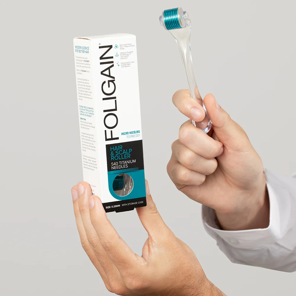 FOLIGAIN Hair & Scalp Roller 0,25 titán tűk
