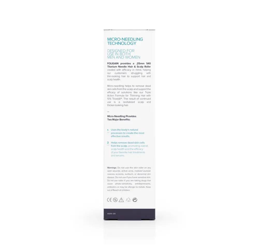 FOLIGAIN Hair & Scalp Roller 0,25 titán tűk