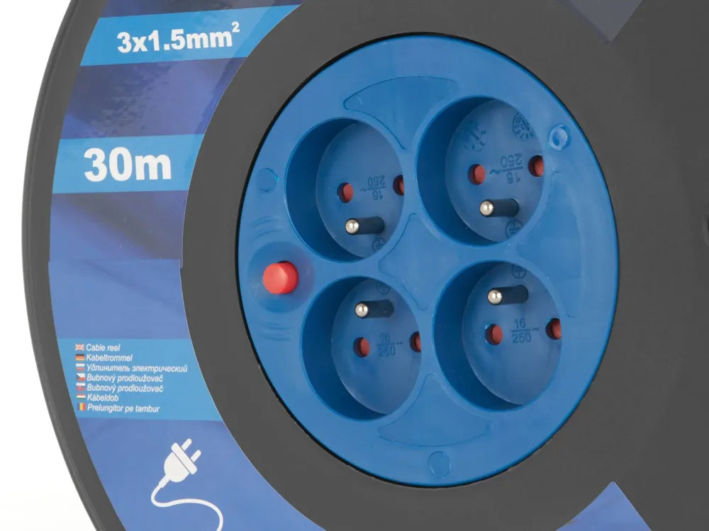 ELEKTROMOS HOSSZABBÍTÓ - ELOSZTÓ DOB 3X1,5MM 30M