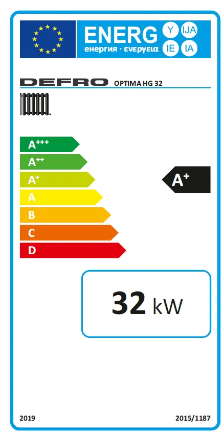 Defro Optima HG faelgázosító kazán 32 kW – Hatékony & Modern