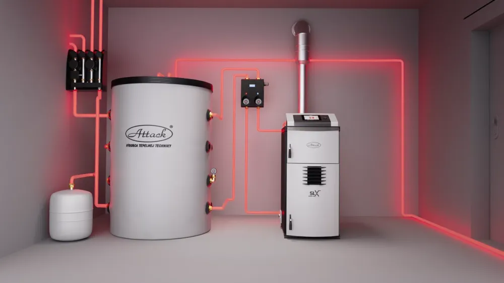 Faelgázosító 50 kW ATTACK SLX 50 Lambda