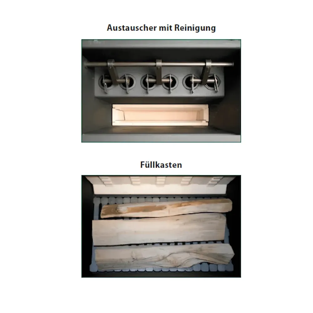 ROJEK PK BIO 60 faelgázosító kazán 55 kW rönkhöz