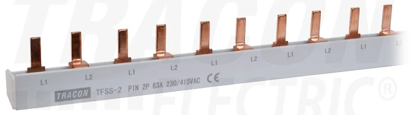 Tracon Sorolósín max.63A, 230/400VAC, 2P, 56modul, 1m TFSS-2