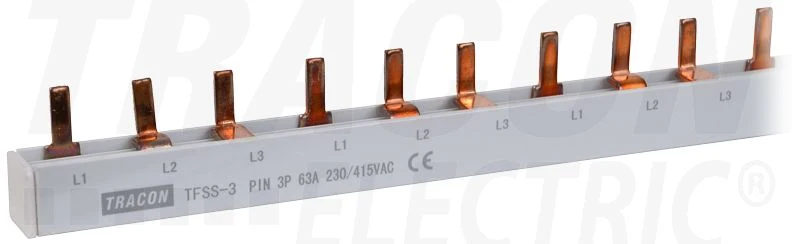 Tracon Sorolósín max.63A, 230/400VAC, 3P, 56modul, 1m TFSS-3