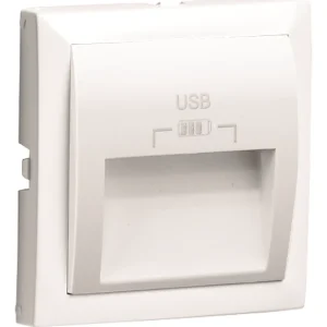 90673_TBR USB aljzat fedél, fehér