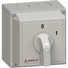 Ganz KKM0-20-6002 BE-KI kapcsoló, tokozott kézikapcsoló 20A, IP65, 3P
