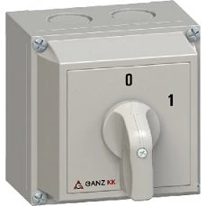Ganz KKM0-20-9002 BE-KI kapcsoló, tokozott kézikapcsoló 20A, IP44, 3P