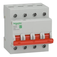 SCHNEIDER EASY9 PRO Szakaszolókapcsoló,mágneskapcsoló 4P, 63A EZ9S16463