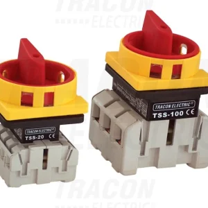Tracon Biztonsági szakaszoló kapcsoló 400V, 50Hz, 100A, 3P, 30kW, 88×88mm, IP65 Tokozott TSS-10/3T65