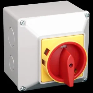 Tracon Biztonsági szakaszoló kapcsoló 400V, 50Hz, 20A, 3P, 5,5kW, 48×48mm, IP44 Tokozott TSS-20/3T