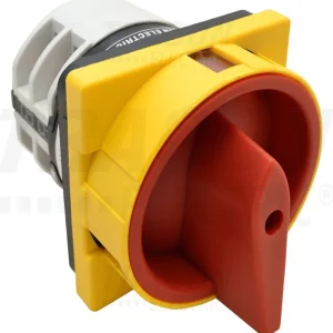 Tracon Főkapcsoló 400V, 50Hz, 32A, 4P, 11kW, 64×64mm Lakatolható Be-Ki Beépíthető TKFL-32