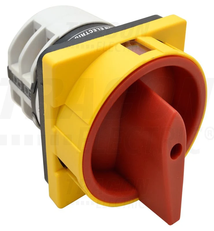 Tracon Főkapcsoló 400V, 50Hz, 32A, 4P, 11kW, 64×64mm Lakatolható Be-Ki Beépíthető TKFL-32