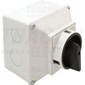 Tracon Főkapcsoló 400V, 50Hz, 32A, 4P, 11kW, 64×64mm tokozott IP44 TKF-32T