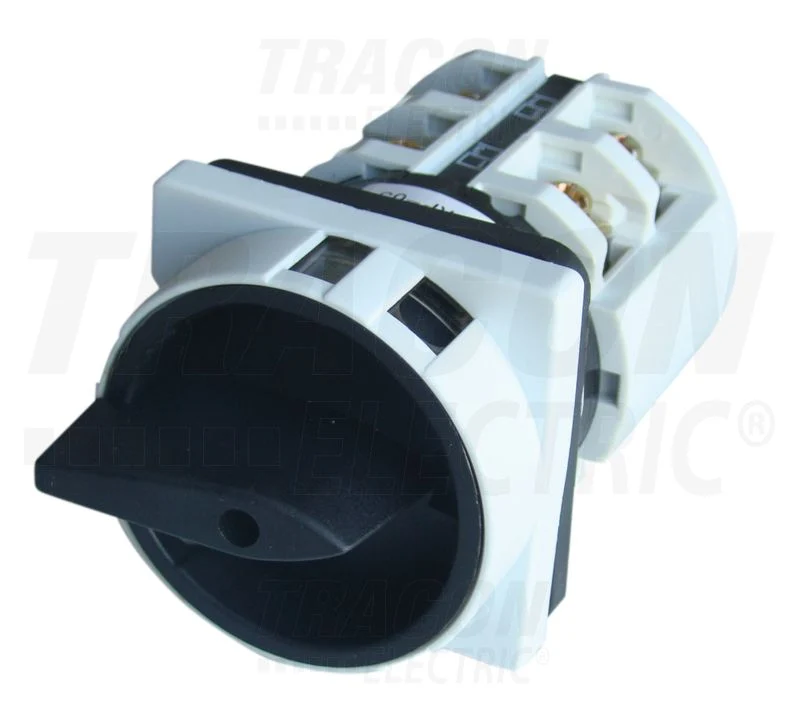 Tracon Főkapcsoló 400V, 50Hz, 63A, 4P, 18,5kW, 64×64mm tokozott IP44 TKF-63T