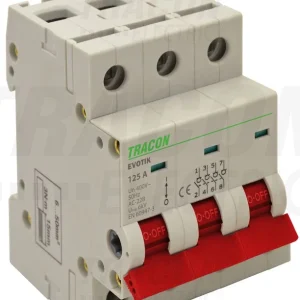Tracon Leválasztó kapcsoló 3P, 25A IP20 400V TIK3-25