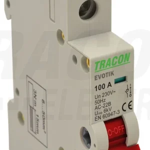Tracon Leválasztó kapcsoló 1P, 63A IP20 230V TIK1-63
