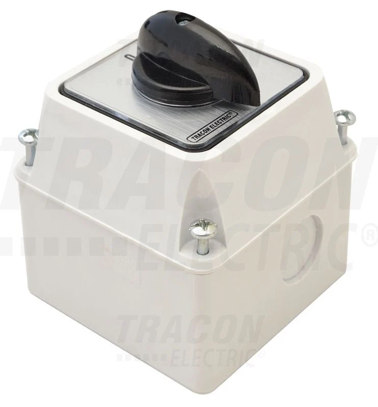 Tracon Tokozott BE-KI kapcsoló 400V, 20A, 2P, 5,5kW IP44 TK-206/2T
