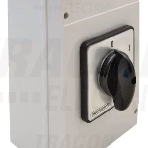 Tracon Tokozott BE-KI kapcsoló 400V, 50Hz, 125A, 3P, 30kW, IP65 TK-129/3T65