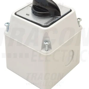 Tracon Tokozott BE-KI kapcsoló 400V, 50Hz, 20A, 3P, 5,5kW IP65 TK-206/3T65