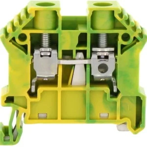 CONTA-CLIP Földelő sorkapocs TS35 1-szintes 0,2-10mm2 zöld-sárga csavaros csavaros SSL 10/2A GNYE 17115.2