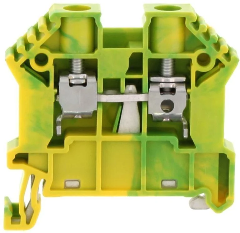 CONTA-CLIP Földelő sorkapocs TS35 1-szintes 0,2-6mm2 zöld-sárga csavaros csavaros SSL 6/2A GNYE 17111.2