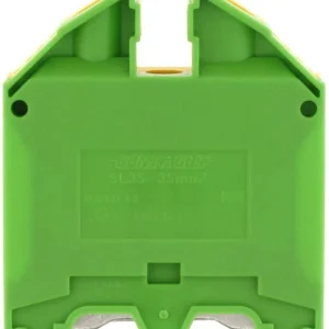 CONTA-CLIP Földelő sorkapocs TS35 1-szintes 2,5-35mm2 zöld-sárga csavaros csavaros SL 35/35 GNYE P 1199.2