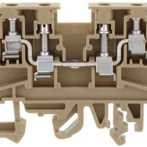 CONTA-CLIP Átmenő sorkapocs TS32/35 1-szintes 24A 0,2-2,5mm2/érvéghüvely bézs RK 2,5-4/ZRL BG 1211.2