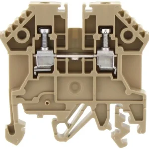 CONTA-CLIP Átmenő sorkapocs TS32/35 1-szintes 24A 0,2-2,5mm2/érvéghüvely bézs csavaros/ RK 2,5 BG 1296.2