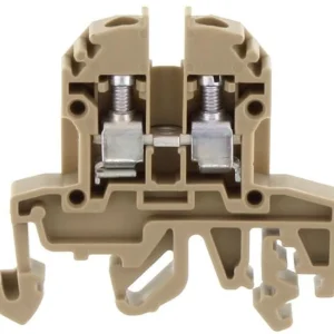 CONTA-CLIP Átmenő sorkapocs TS32/35 1-szintes 32A 0,2-4mm2/érvéghüvely bézs csavaros/ RK 1,5-4 B 1015.2