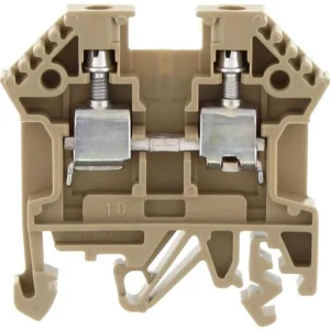 CONTA-CLIP Átmenő sorkapocs TS32/35 1-szintes 34A 0,2-4mm2/érvéghüvely bézs RK 2,5-4 Ex BG 1427.2