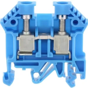CONTA-CLIP Átmenő sorkapocs TS32/35 1-szintes 57A 0,2-10mm2/érvéghüvely kék csavaros/ RK 6-10 BU 1005.5