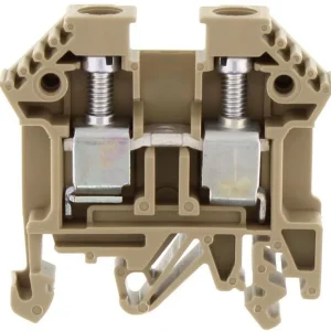 CONTA-CLIP Átmenő sorkapocs TS32/35 1-szintes 57A 0,2-10mm2/érvéghüvely bézs csavaros/ RK 6-10 BG 1005.2