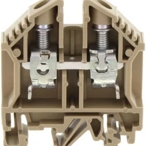 CONTA-CLIP Átmenő sorkapocs TS32/35 1-szintes 76A 2,5-16mm2/érvéghüvely bézs csavaros/ RK 16 BG 1050.2