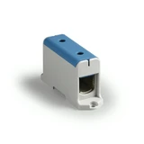 Ensto Univerzális sorkapocs N kék 35-240mm2Cu/Alu 1P csavaros 2csatl./>25 mm2 kalapsín/csavaros KE64.2