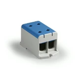 Ensto Univerzális sorkapocs N kék 35-240mm2Cu/Alu 2P csavaros 4csatl./>25 mm2 kalapsín/csavaros KE69.2