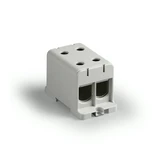 Ensto Univerzális sorkapocs szürke 35-150mm2Cu/Alu 2P csavaros 4csatl./>25 mm2 kalapsín/csavaros KE68