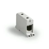 Ensto Univerzális sorkapocs szürke 35-150mm2Cu/Alu 1P csavaros 2csatl./>25 mm2 kalapsín/csavaros KE63