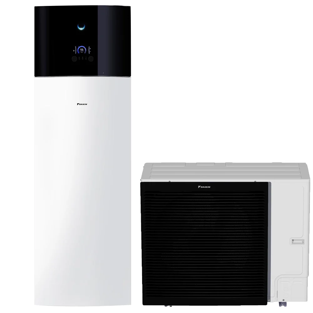 Daikin Altherma 3 osztott hőszivattyú, 16kW, csak fűtésre, 230l HMV, 9kW fűtőbetét