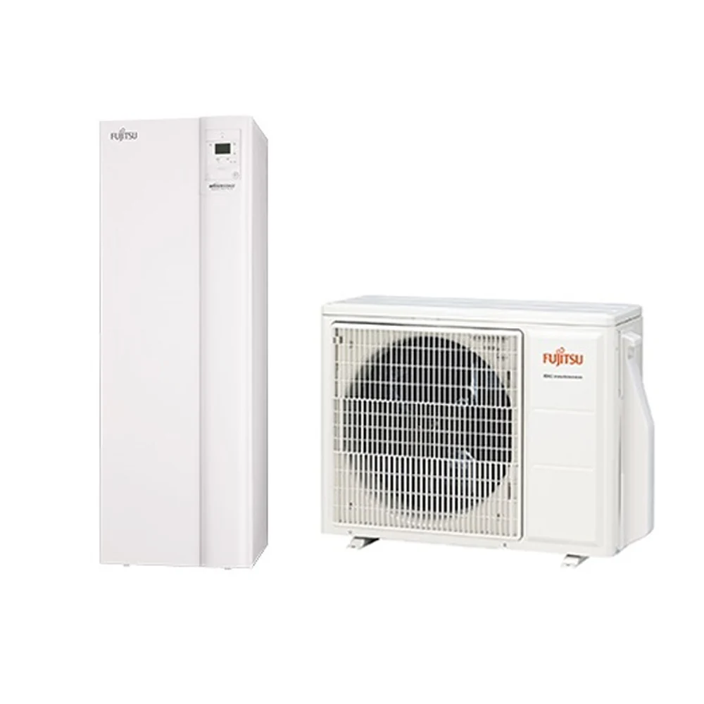 Fujitsu Waterstage Comfort osztott hőszivattyú 6 kW, 190l HMV, csak fűtésre, 1 fázis