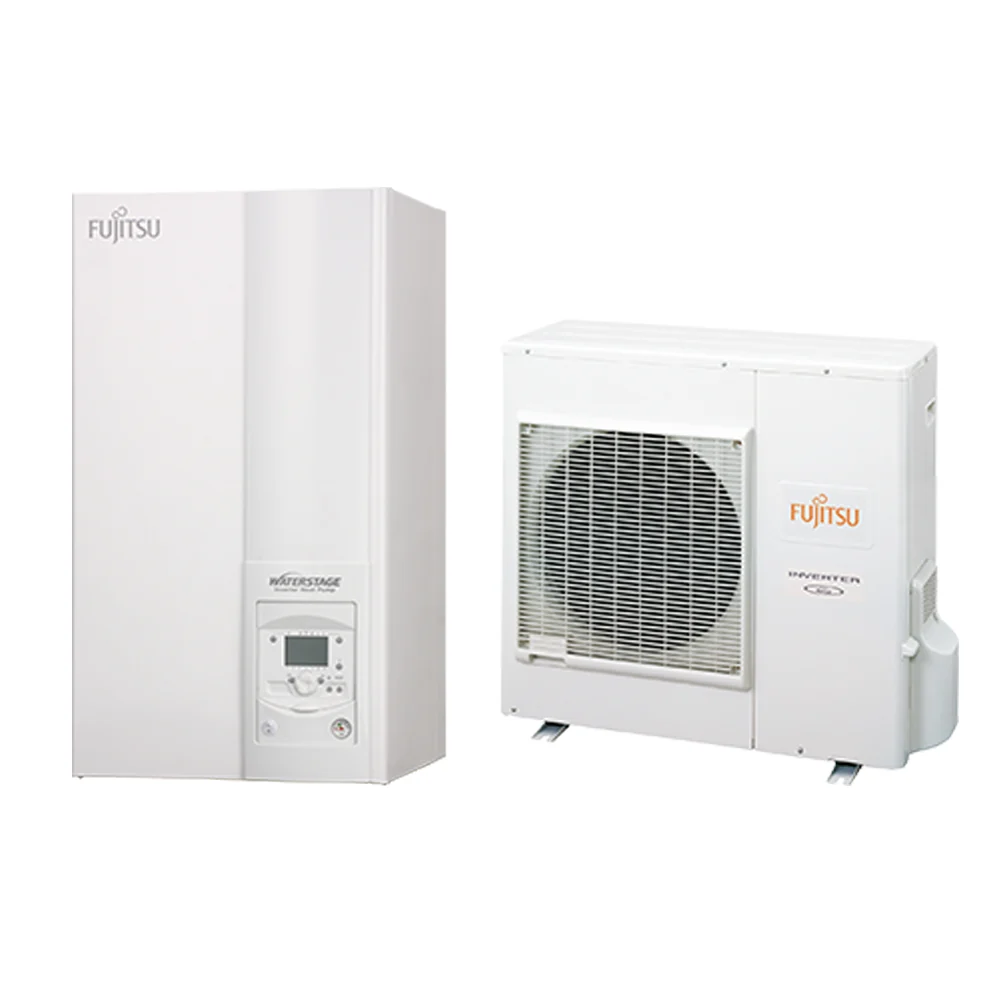 Fujitsu Waterstage Comfort osztott hőszivattyú 8 kW, csak fűtésre, 1 fázis