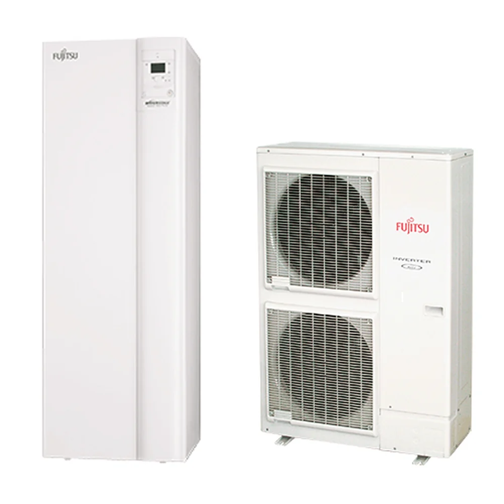 Fujitsu Waterstage High Power osztott hőszivattyú 14 kW, 190l HMV, csak fűtésre, 1 fázis