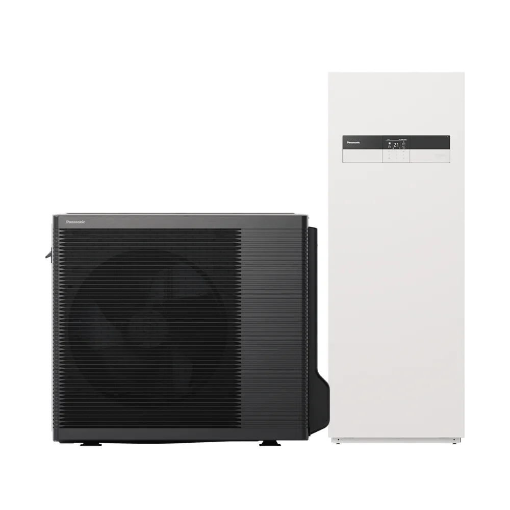 Panasonic Aquarea High Performance osztott hőszivattyú K generáció 7kW, 185l HMV, 1 fázis, 2 zónás