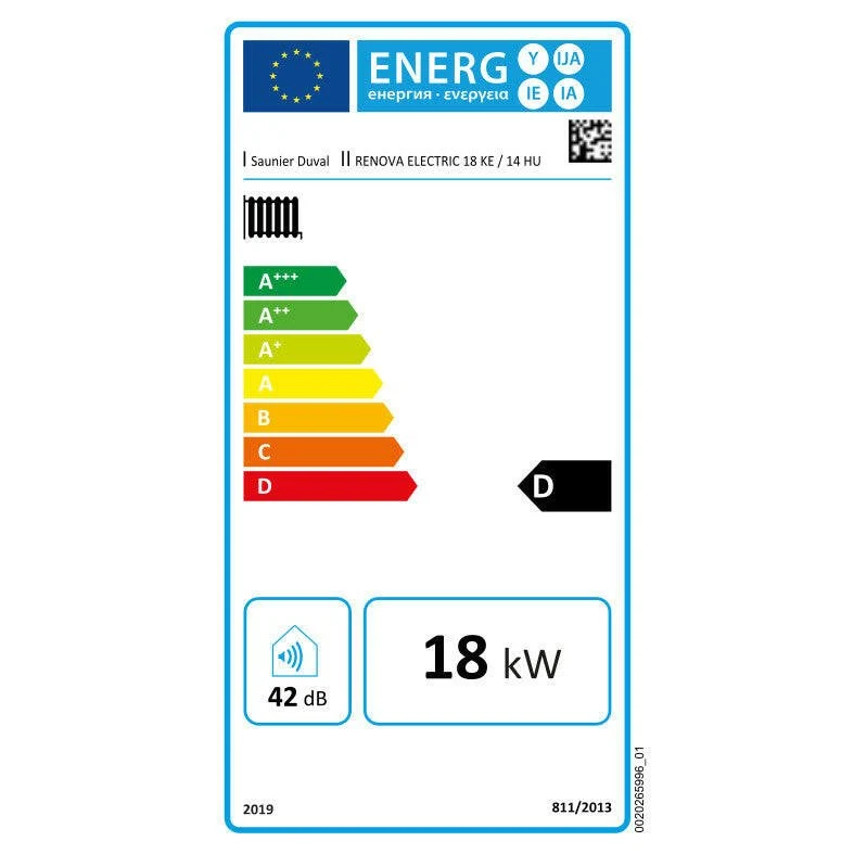 Saunier Duval Renova Electric 18 KE/14 HU elektromos kazán ERP (0010023680)