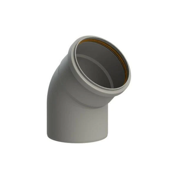 Tricox PPs könyök 45°, 80mm