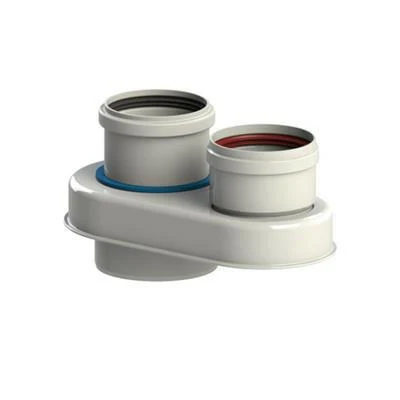 Tricox PPs/Alu 60/100 - 2 x 80mm osztó adapter (PAD5020)