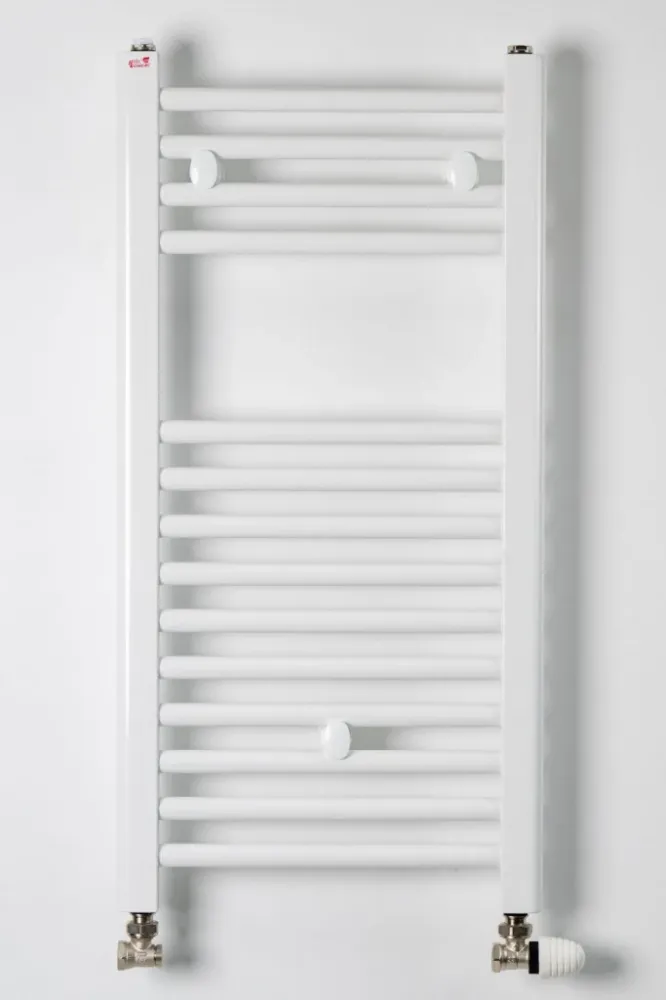 Törölközőszárító radiátor - Viva Platinum Therm - EGYENES - fehér - 400 x 800 mm